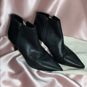 Jimmy Choo black snake boot sz 37